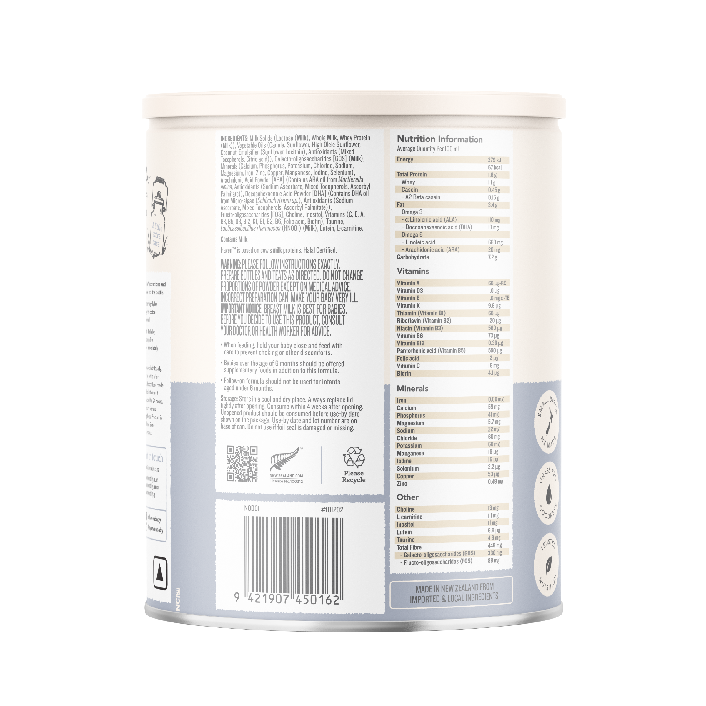 NEW - Haven A2 Cow Follow-on Formula