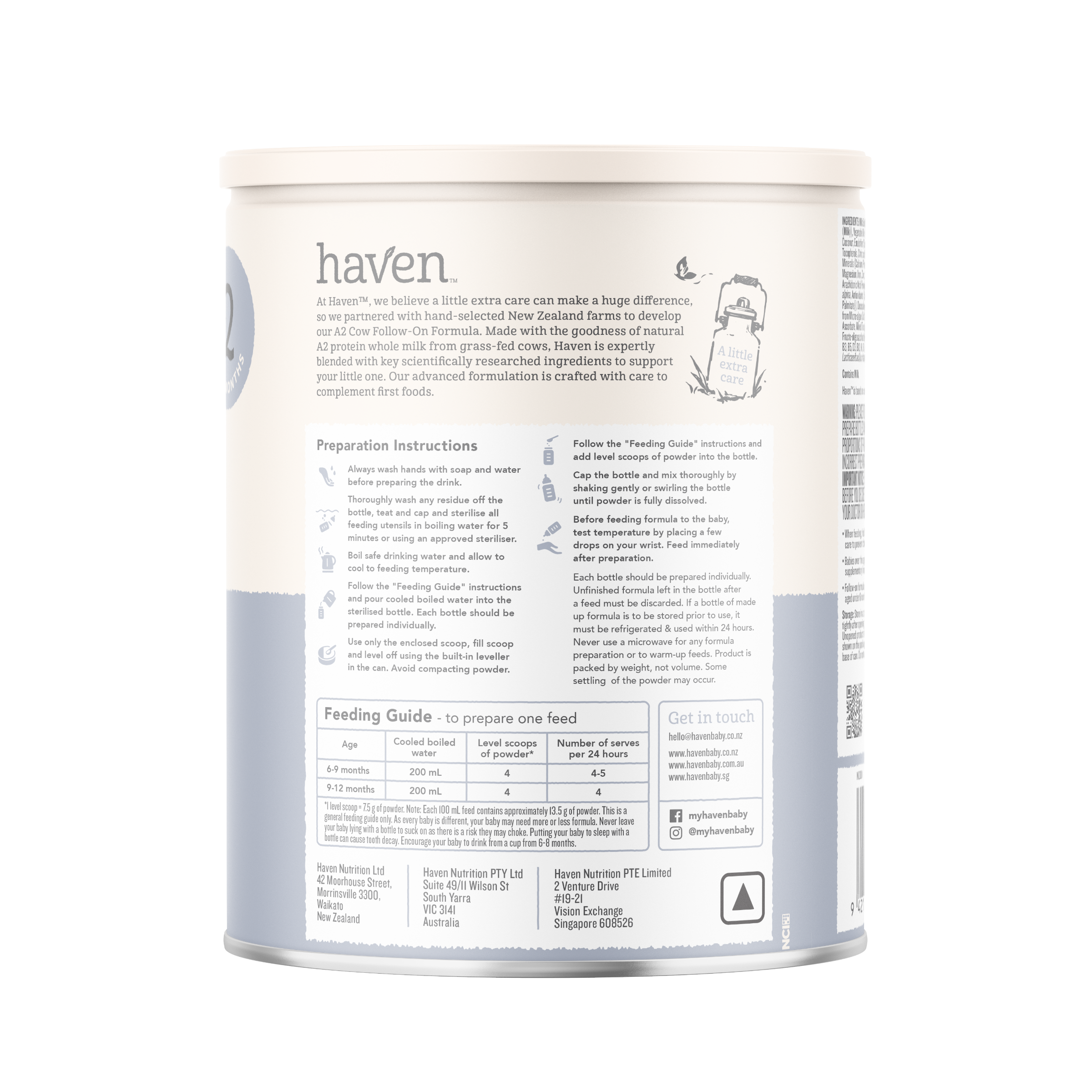 NEW - Haven A2 Cow Follow-on Formula