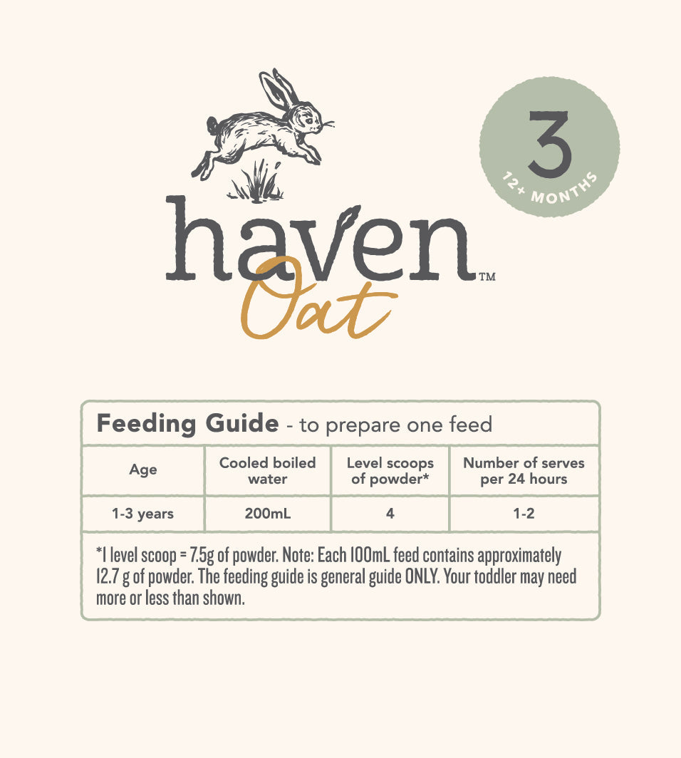 Haven Oat Toddler Drink